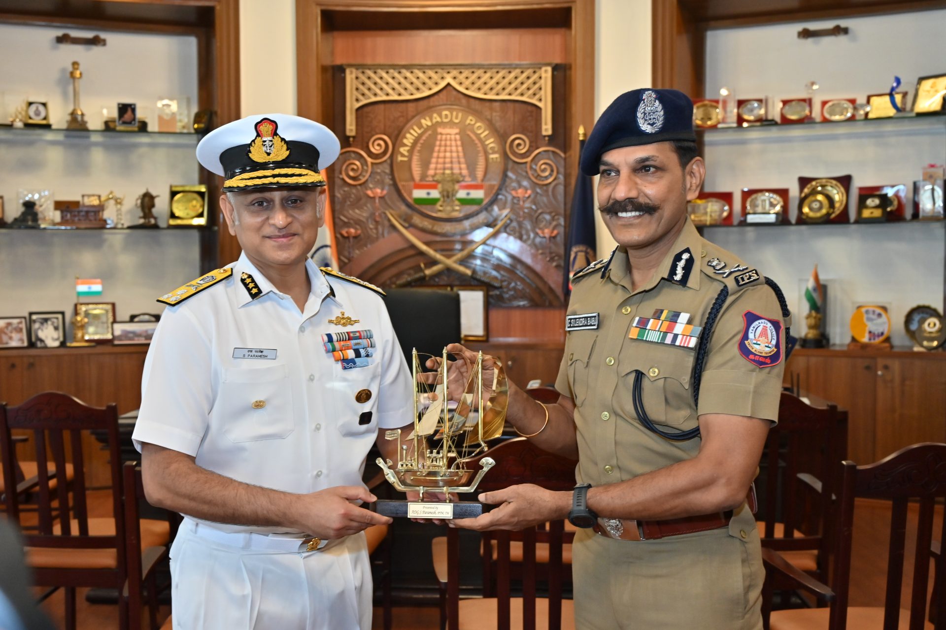 Maiden Visit Of Commander Eastern Seaboard Of Indian Coast Guard To